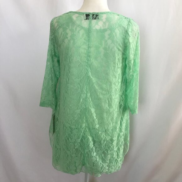 Sole Dione Studio Mint Green Lace Top. NWT - Picture 3 of 16
